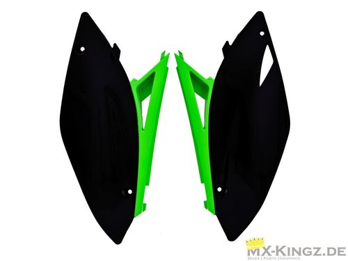 Kawasaki Seitenteile KXF 250 09-12/450 09-11 schwarz/grün