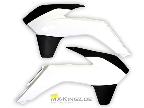 Kühlerspoiler KTM SXF 13-, EXC 14- weiss/schwarz