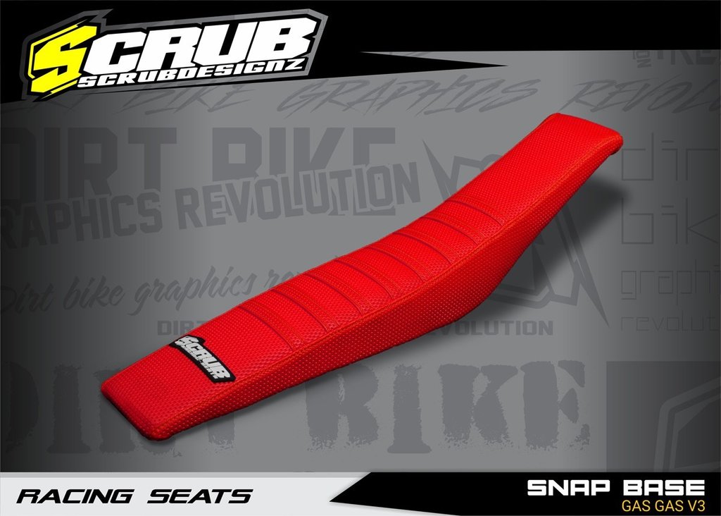 SNAP BASE GAS GAS V3 - SEAT COVER RED